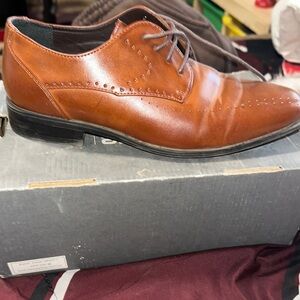 Stacy Adams Brown Dress Shoes Classic Oxford Style
